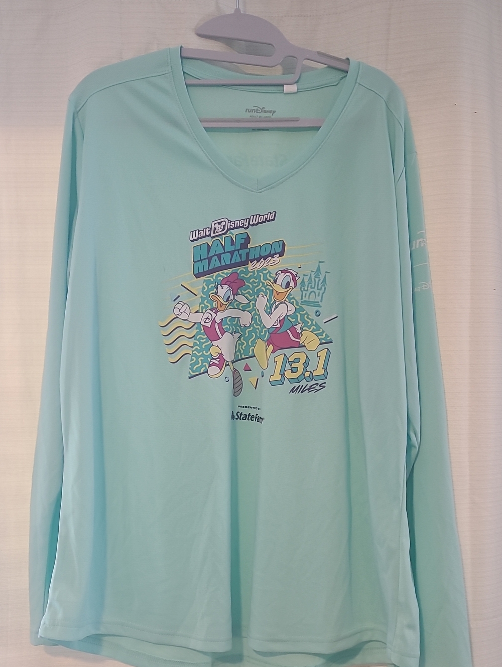 WDW 2023 Marathon Weekend - Half Marathon Long Sleeve Women's Shirt XXL